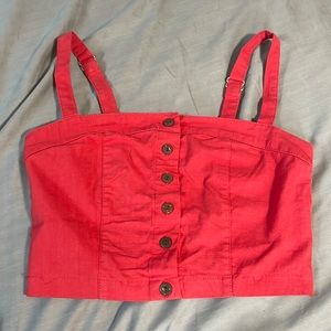 Forever 21 Red Crop Top